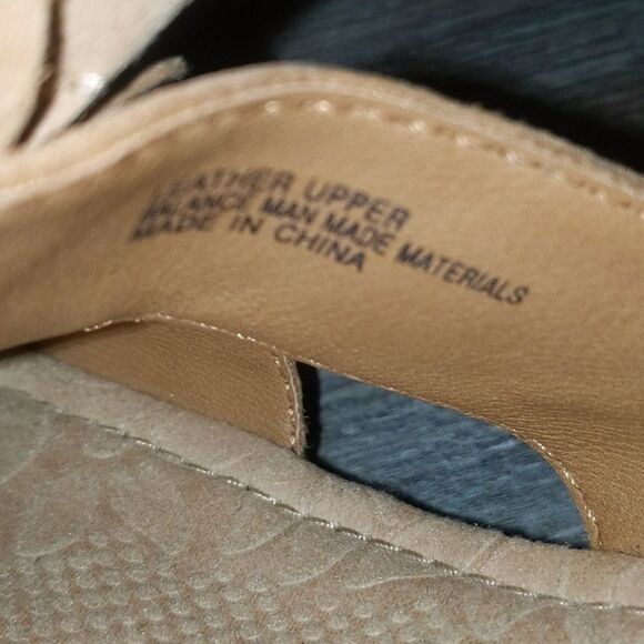 B.O.C. Born Concept tan kork wedges Sz 10 NWOT - Picture 8 of 9